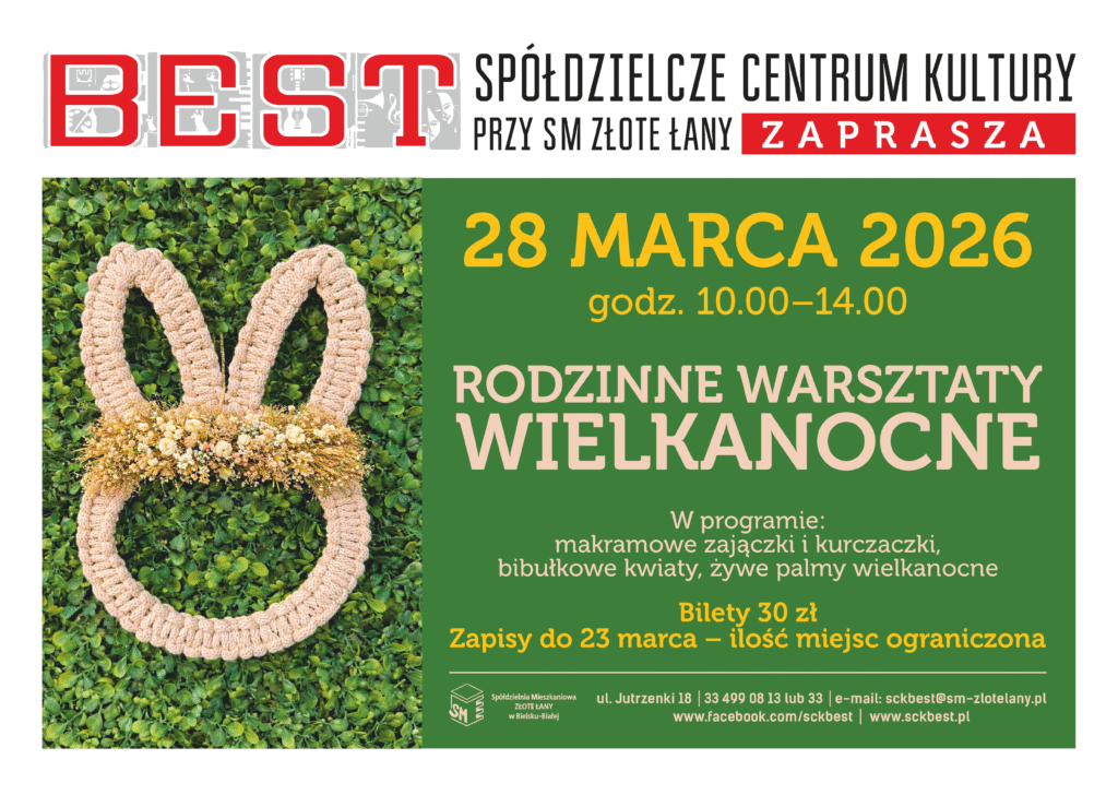 2026-03-27 PLAKAT WIELKANOC WARSZTATY_2026 45X32 cm