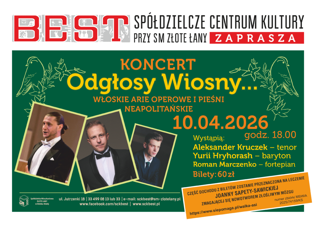 2026-04-10 KONCERT ODGŁOSY WIOSNY_PLAKAT 45X32 cm