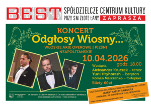 2026-04-10 KONCERT ODGŁOSY WIOSNY_PLAKAT 45X32 cm